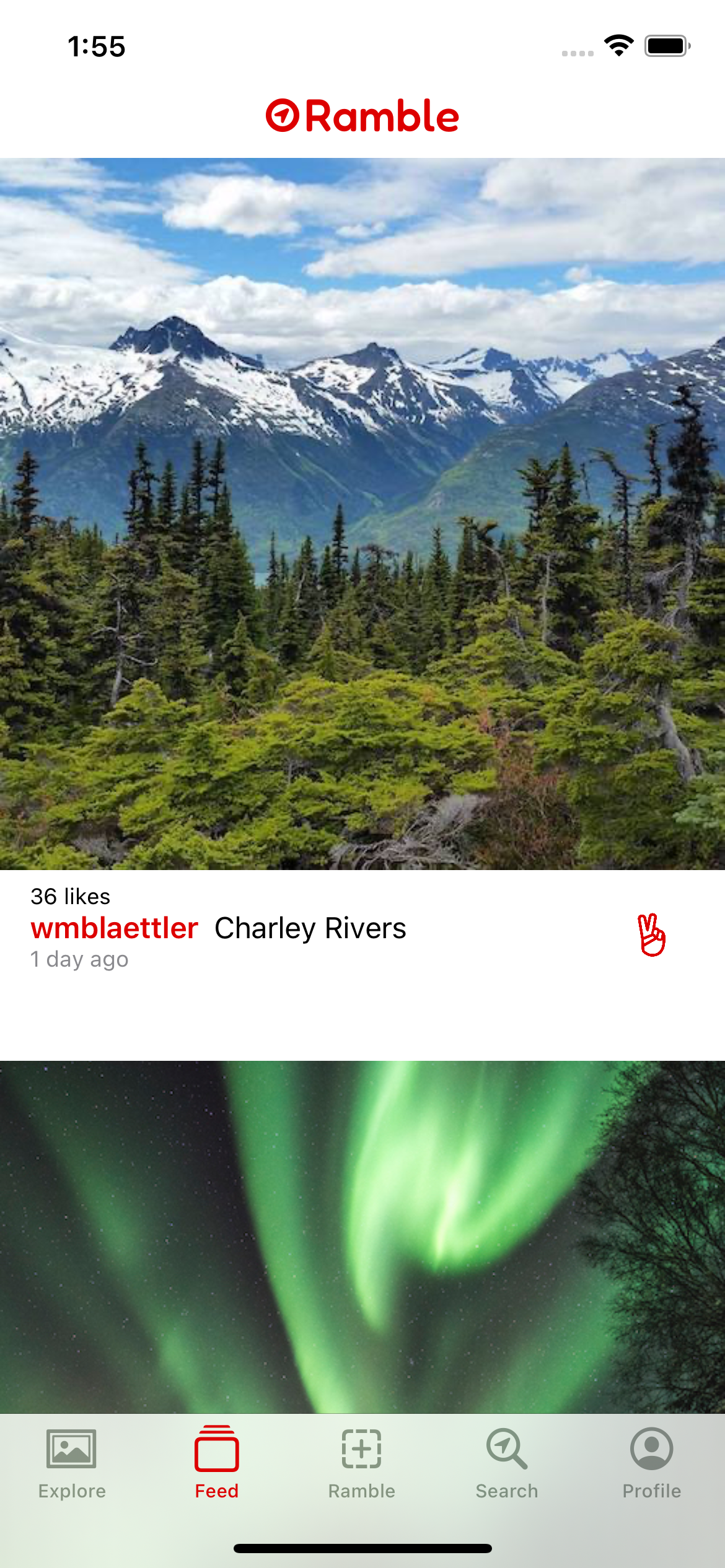 Follow/unfollow feature of Ramble app